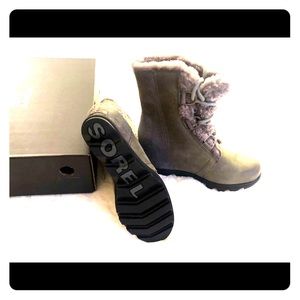 Sorel Joan of Arctic wedge ll shearling in quarry